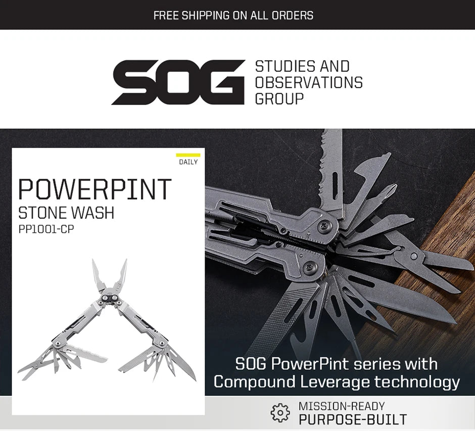 SOG PowerPint 18-in-1 Tactical Multi-Tool