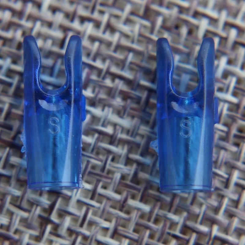 50pcs Arrow Pin Nocks – Size L & S for ID6.2mm/ID4.2mm Shafts