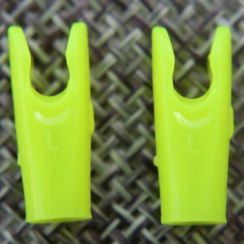 50pcs Arrow Pin Nocks – Size L & S for ID6.2mm/ID4.2mm Shafts