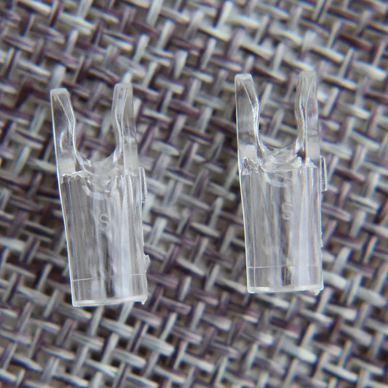 50pcs Arrow Pin Nocks – Size L & S for ID6.2mm/ID4.2mm Shafts
