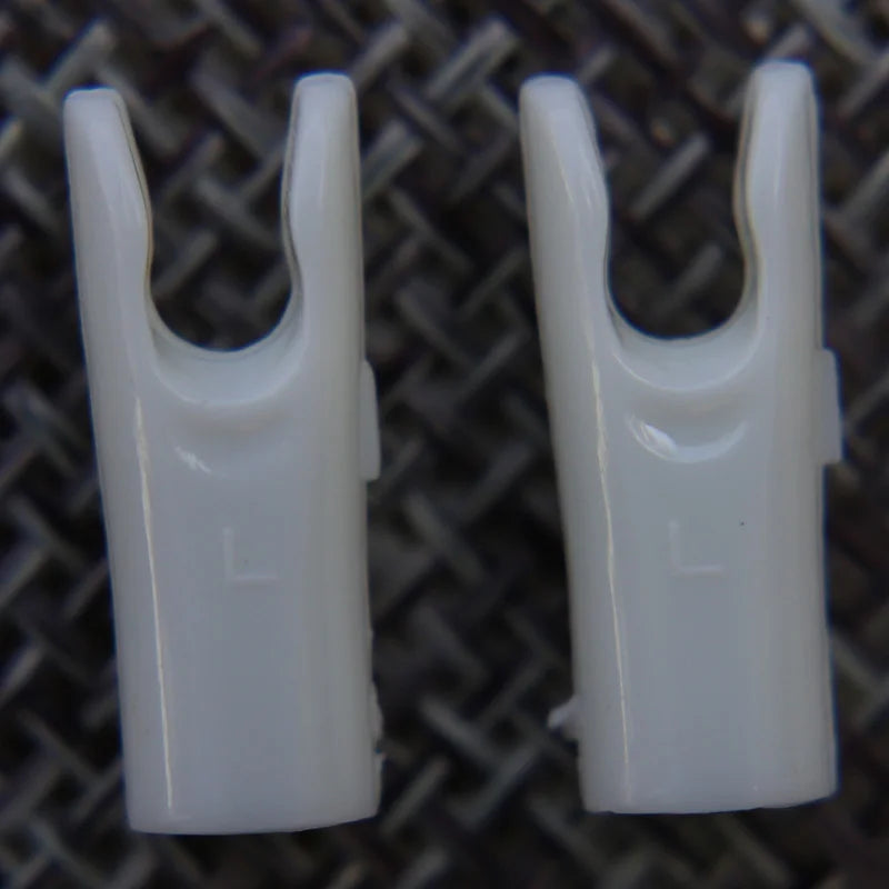 50pcs Arrow Pin Nocks – Size L & S for ID6.2mm/ID4.2mm Shafts