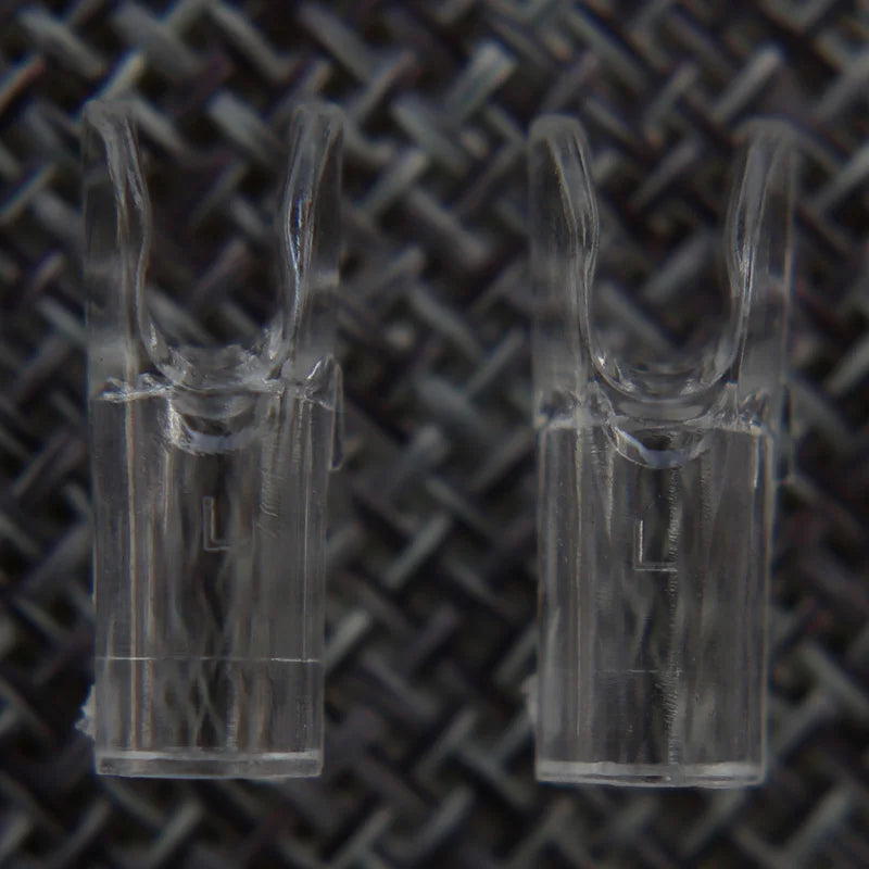 50pcs Arrow Pin Nocks – Size L & S for ID6.2mm/ID4.2mm Shafts