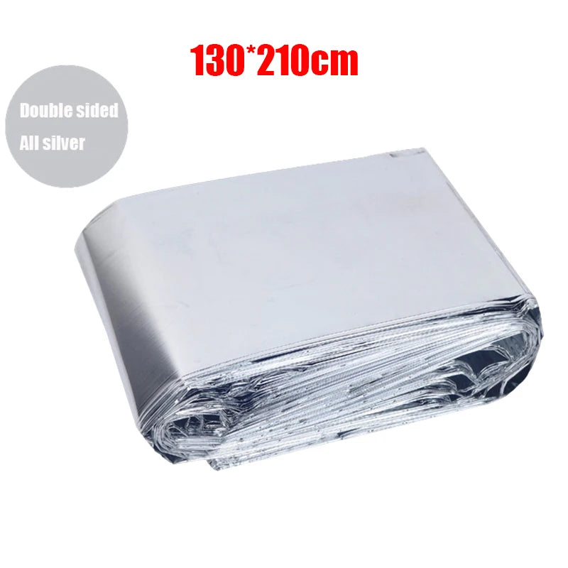 Emergency Thermal Survival Blanket – Waterproof & Windproof