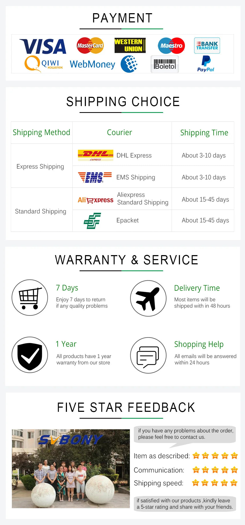 SVBONY SV47 Waterproof Bird Watching Binoculars