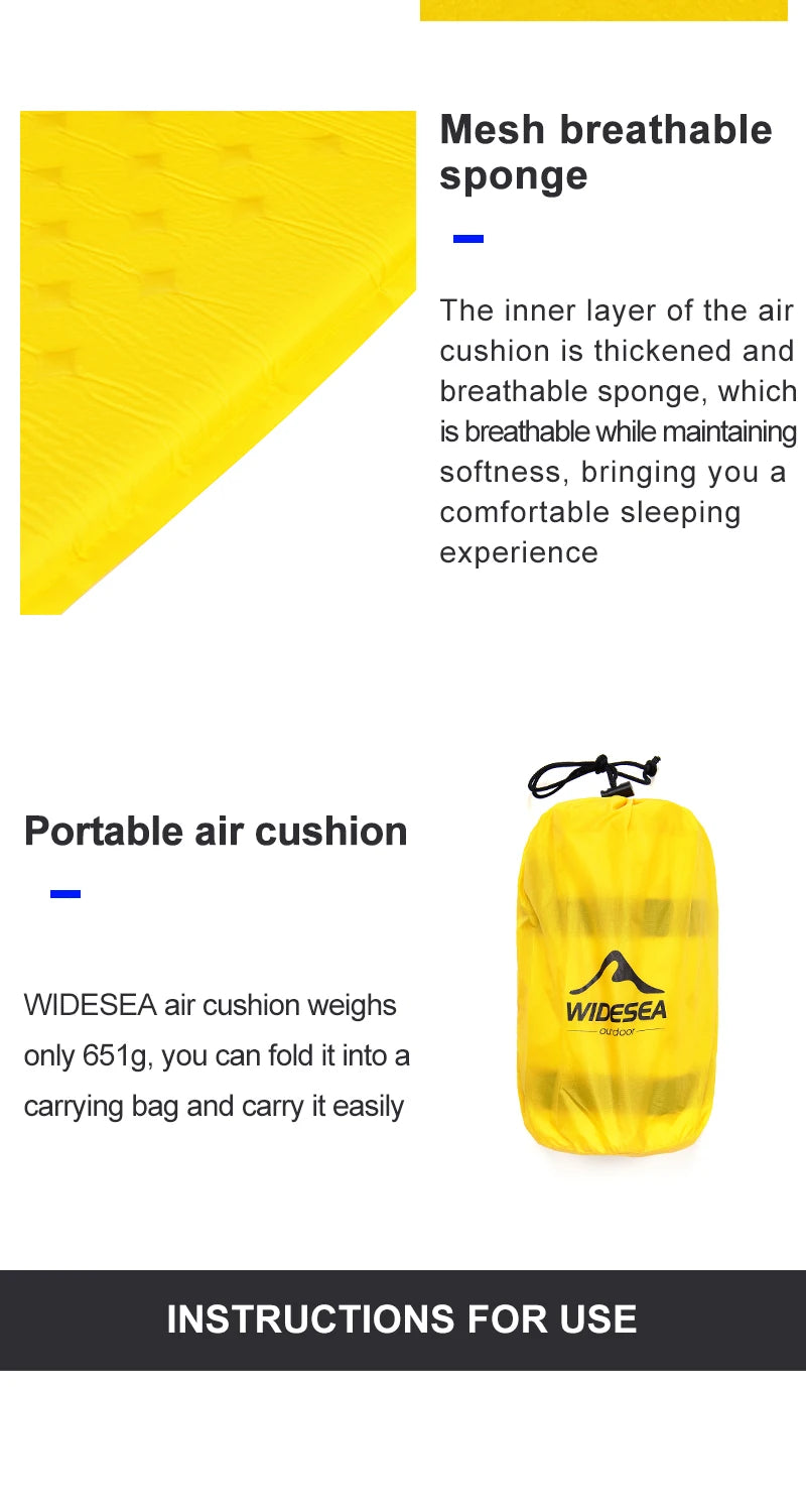 Widesea Self-Inflating Camping Mattress