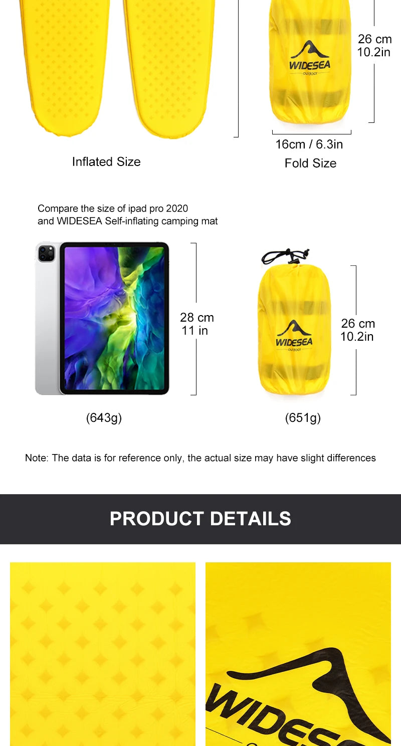 Widesea Self-Inflating Camping Mattress