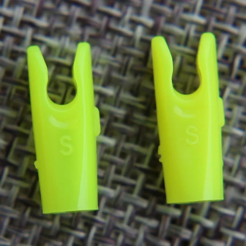 50pcs Arrow Pin Nocks – Size L & S for ID6.2mm/ID4.2mm Shafts