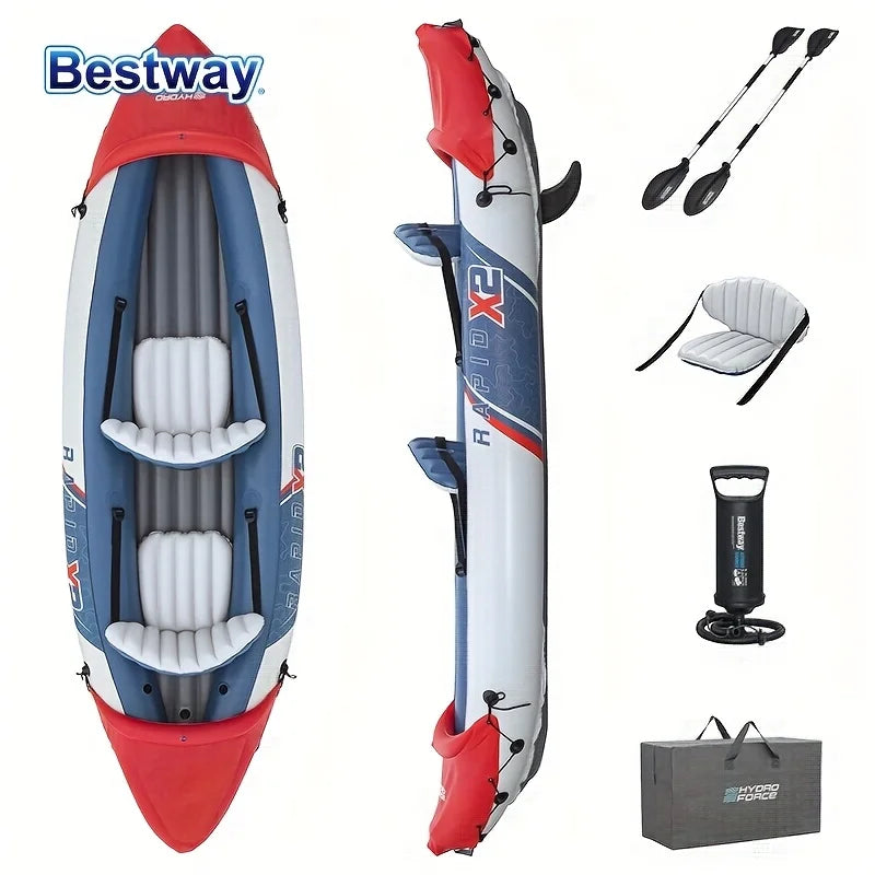 Bestway Professional Inflatable Fishing Kayak (1–3 Person)