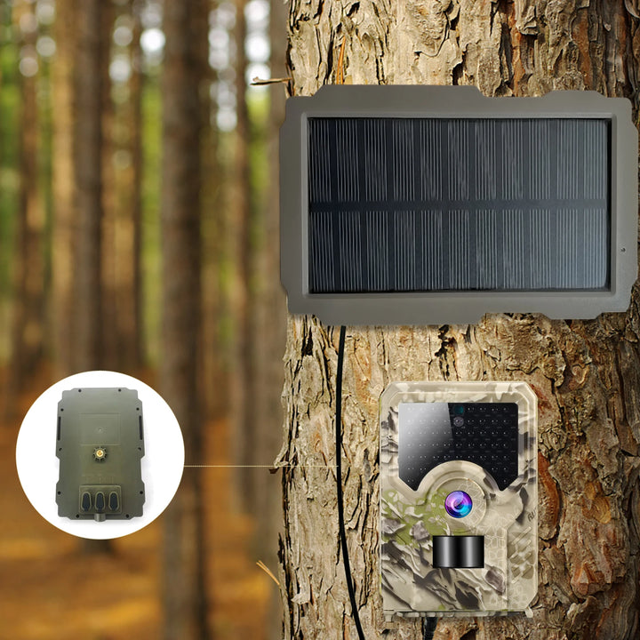 Solar Panel for Hunting Trail Cameras – 3000mAh with Rotating Mount
