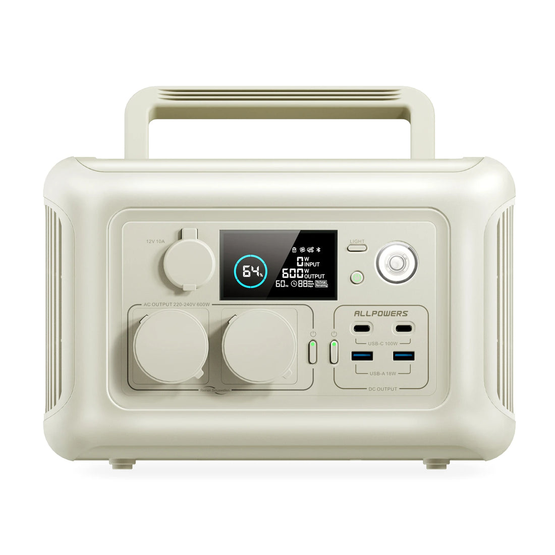 Portable Power Station – 600W/299Wh LiFePO4 Generator