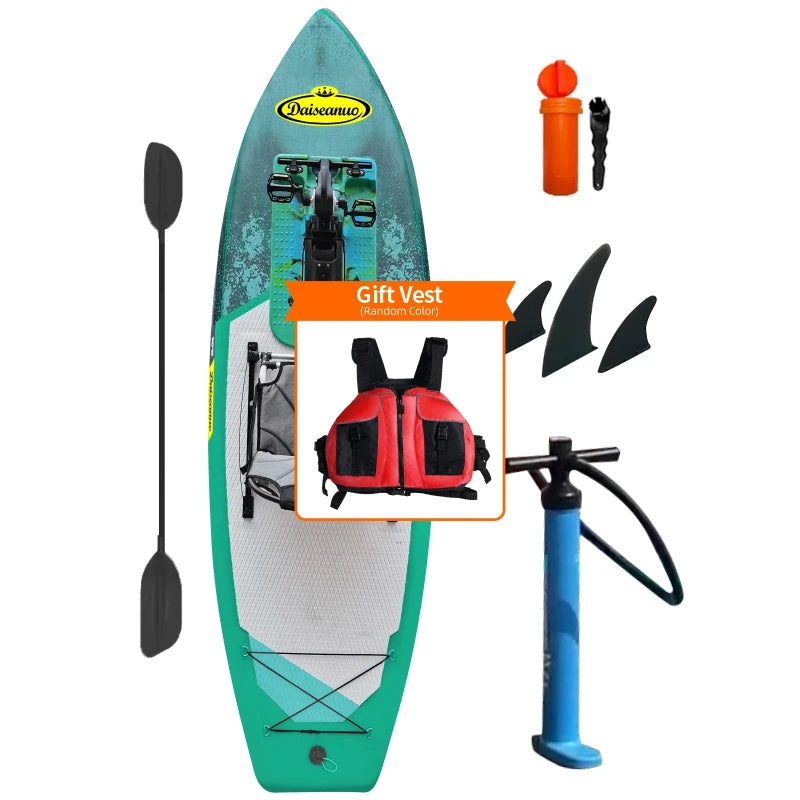 Daiseanuo Inflatable SUP Board with Pedal & Chair