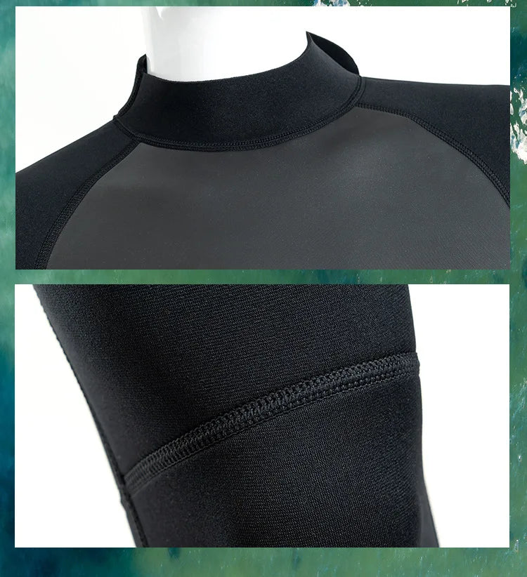 3MM Men’s Full Neoprene Wetsuit for Water Sports