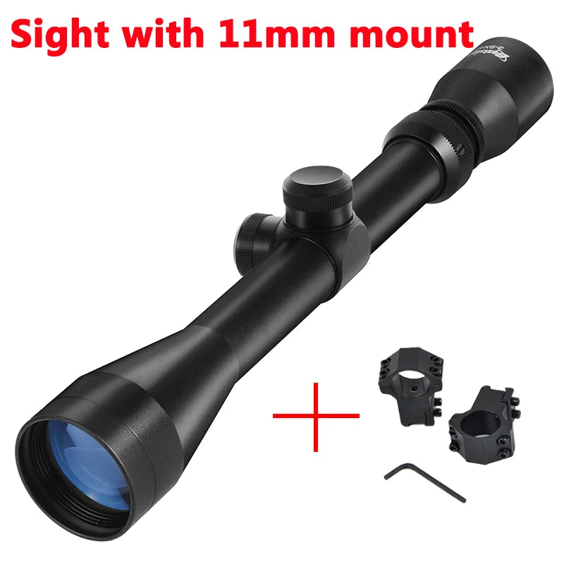 3-9X40 Hunting Rifle Scope with Mil-Dot Reticle