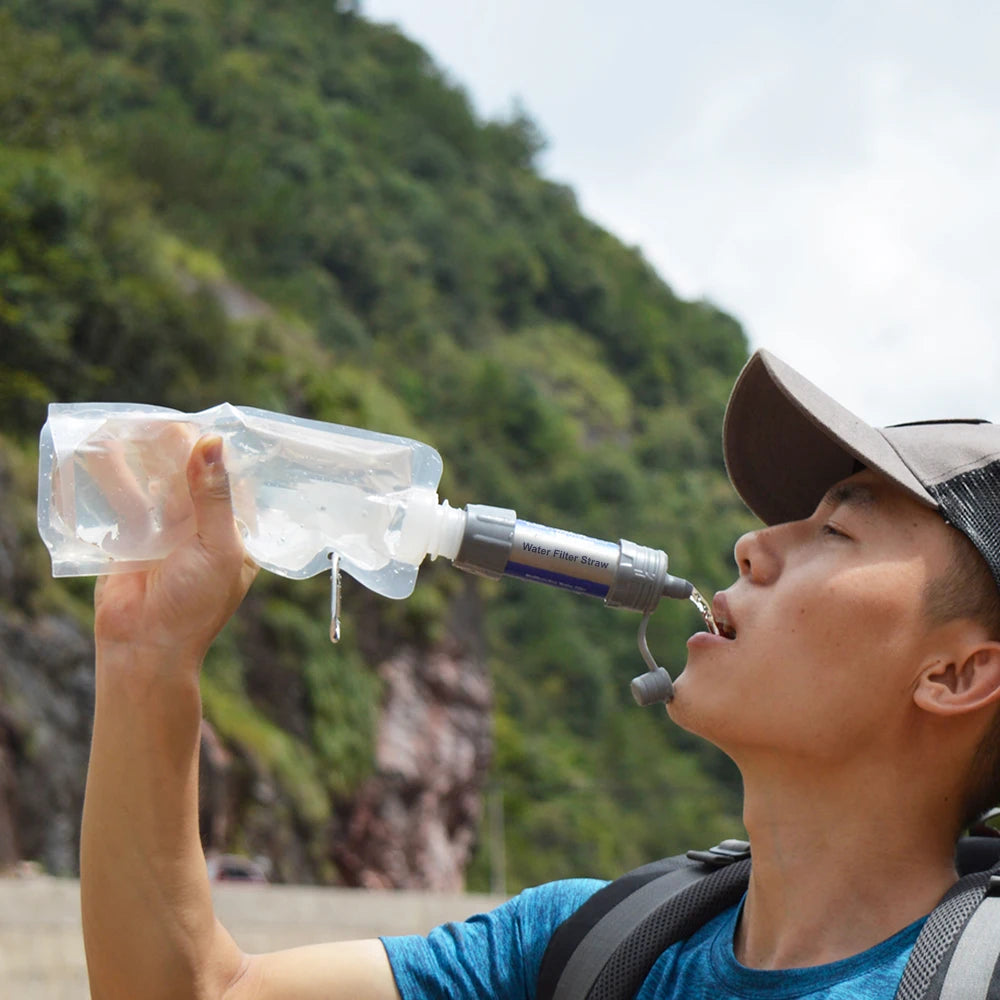 Portable Outdoor Water Filter Purifier for Camping