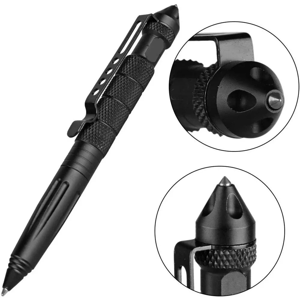 Military Tactical Pen – Multifunction Survival & Glass Breaker Tool