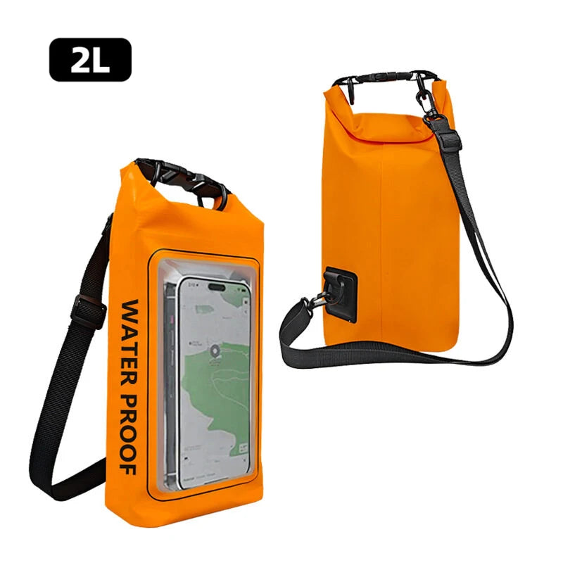 Waterproof Dry Bag with Touchscreen – 2L/5L for Outdoor Sports