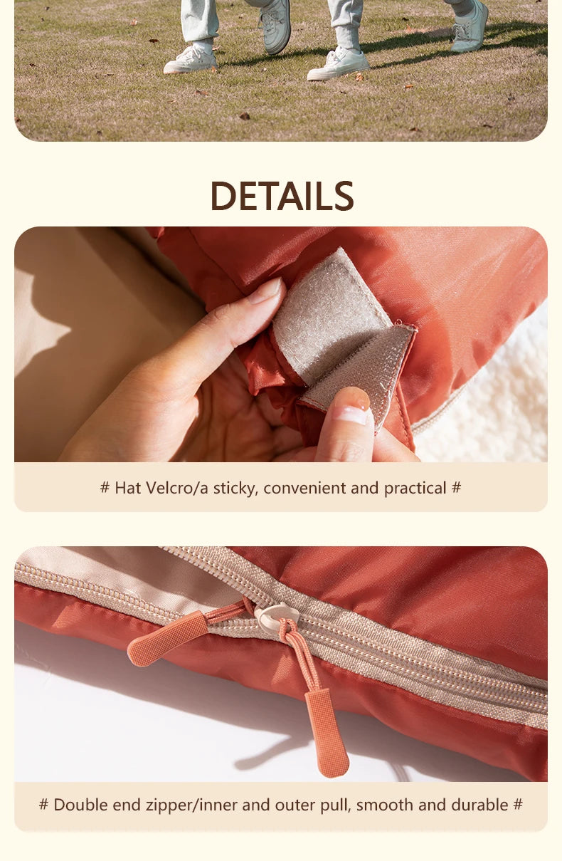 BISINNA 3-Season Camping Sleeping Bag – Lightweight & Extra Long