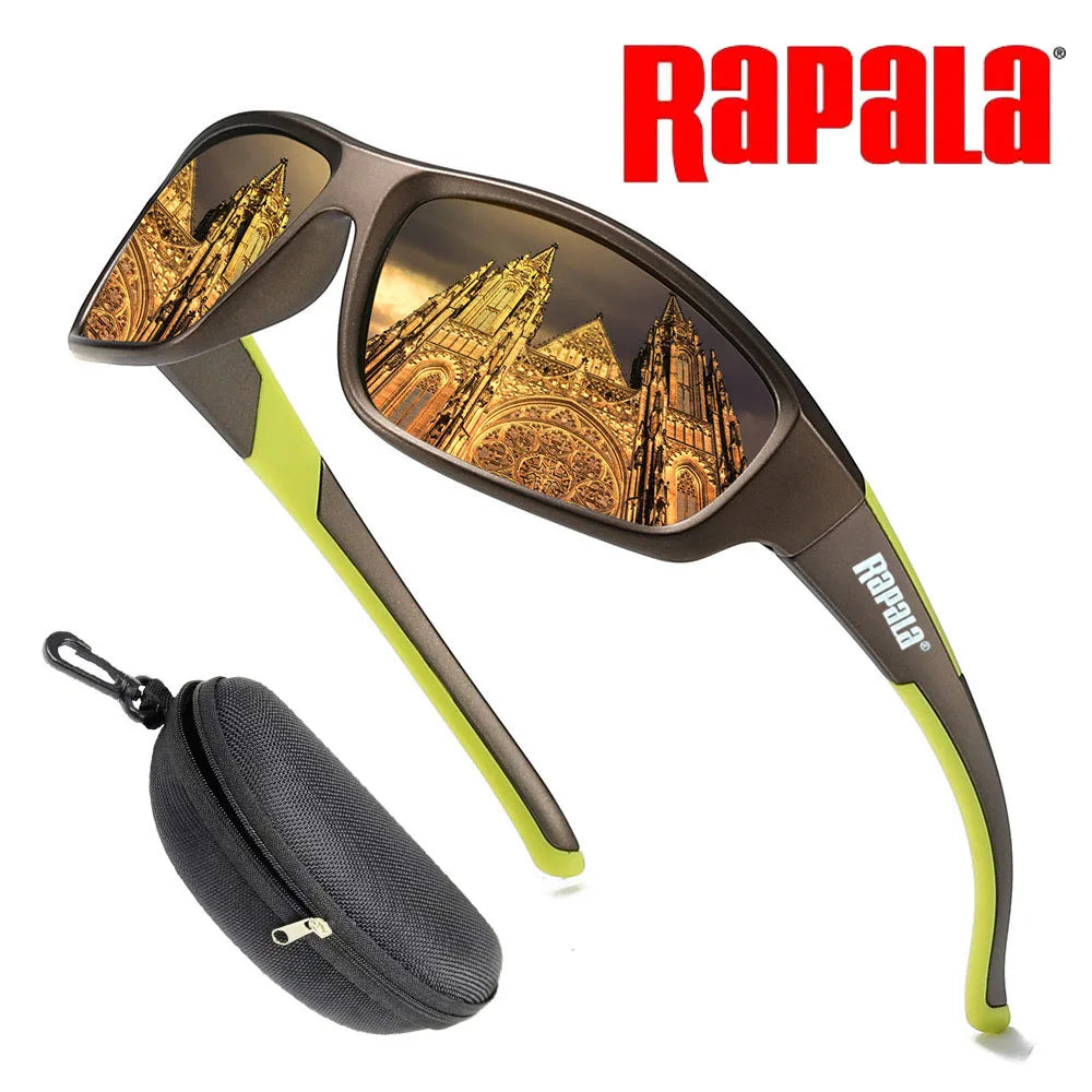 Rapala Polarized Fishing Sunglasses – UV Protection with Case