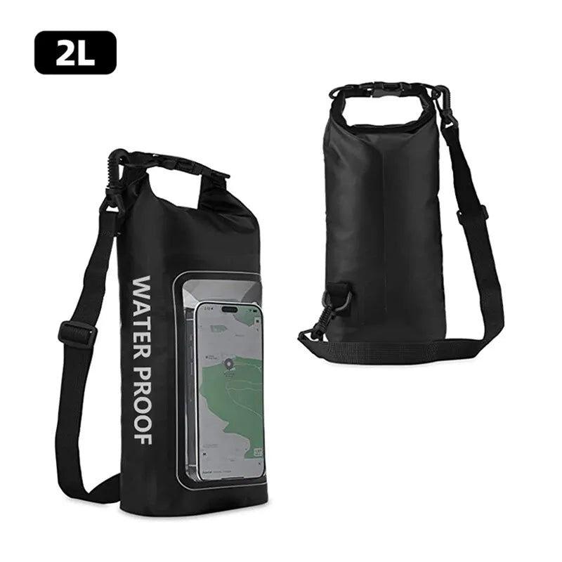 Waterproof Dry Bag with Touchscreen – 2L/5L for Outdoor Sports