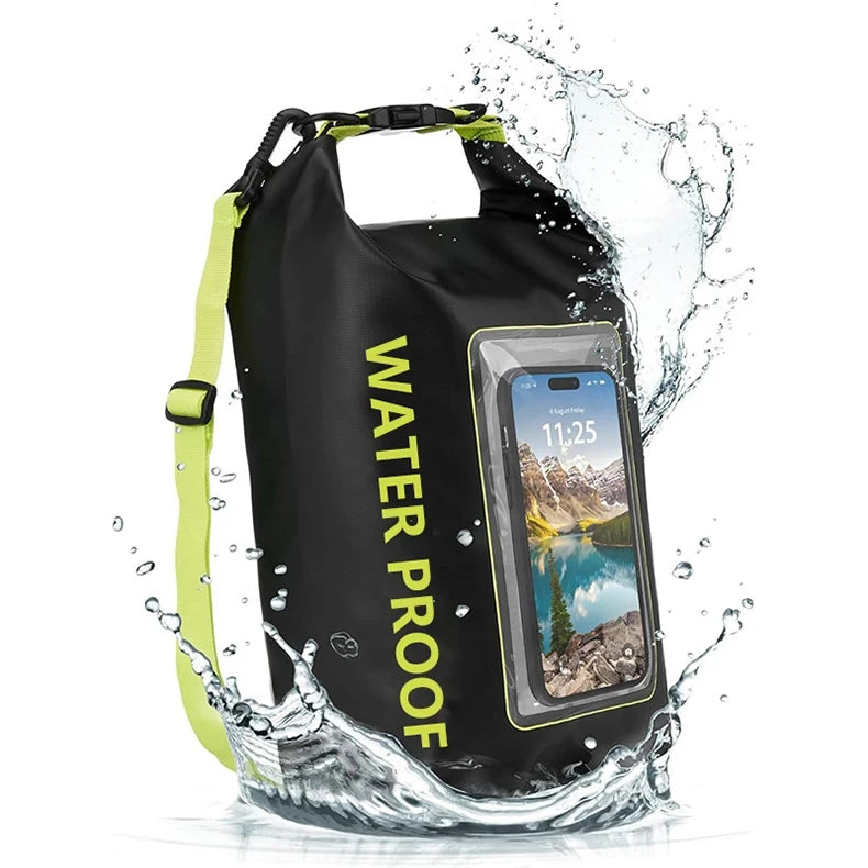 Waterproof Dry Bag with Touchscreen – 2L/5L for Outdoor Sports