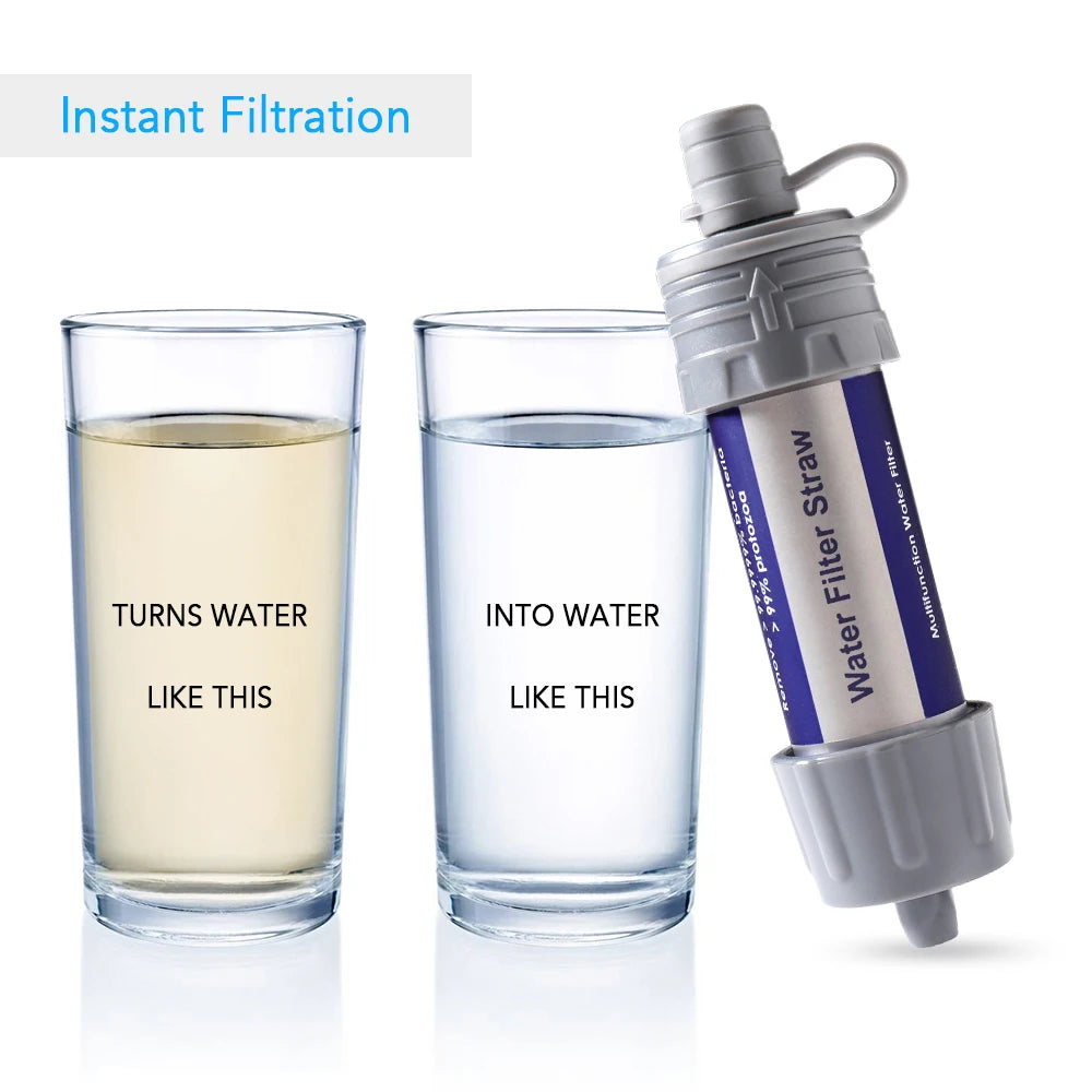 Portable Outdoor Water Filter Purifier for Camping