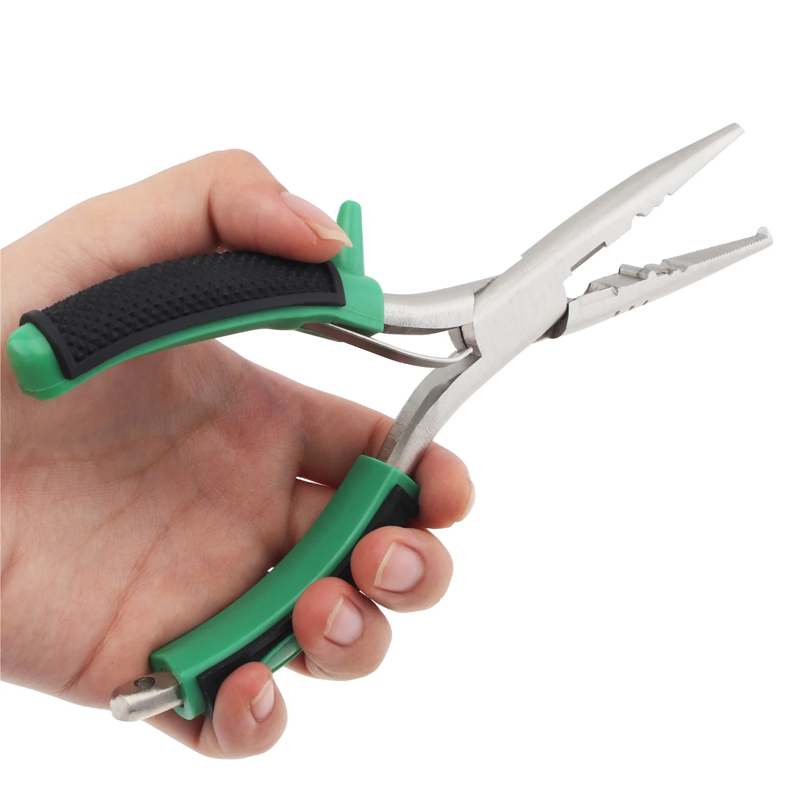 18cm Carbon Steel Fishing Pliers – Line Cutter & Hook Remover