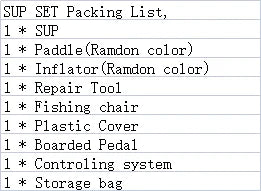 Daiseanuo Inflatable SUP Board with Pedal & Chair