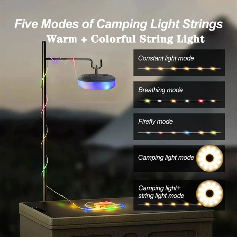 10M Waterproof LED Camping Light Strip