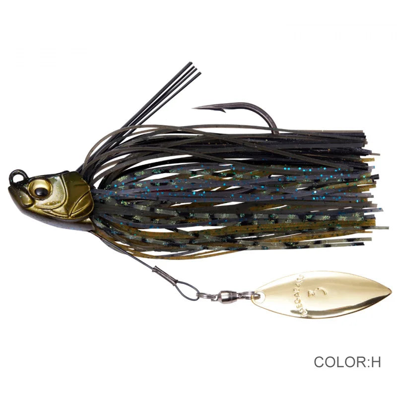 13.5g Chatterbait Spinner Jig – Bass Fishing Lure Kit