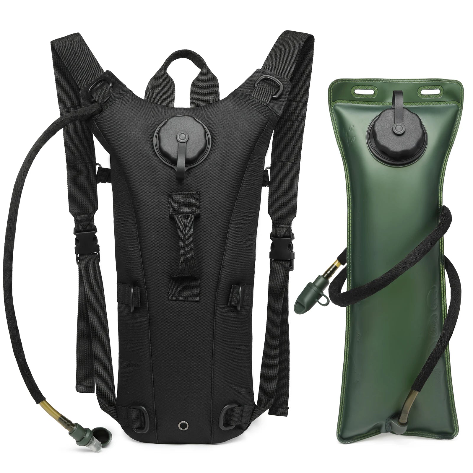 Waterproof Hydration Pack Backpack with 3L Bladder