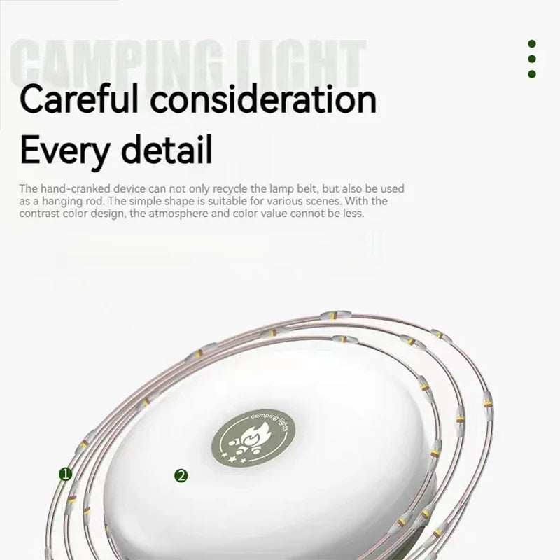 10M Waterproof LED Camping Light Strip