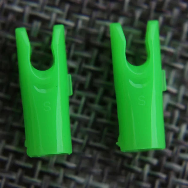 50pcs Arrow Pin Nocks – Size L & S for ID6.2mm/ID4.2mm Shafts