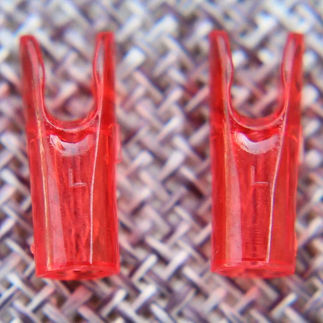 50pcs Arrow Pin Nocks – Size L & S for ID6.2mm/ID4.2mm Shafts
