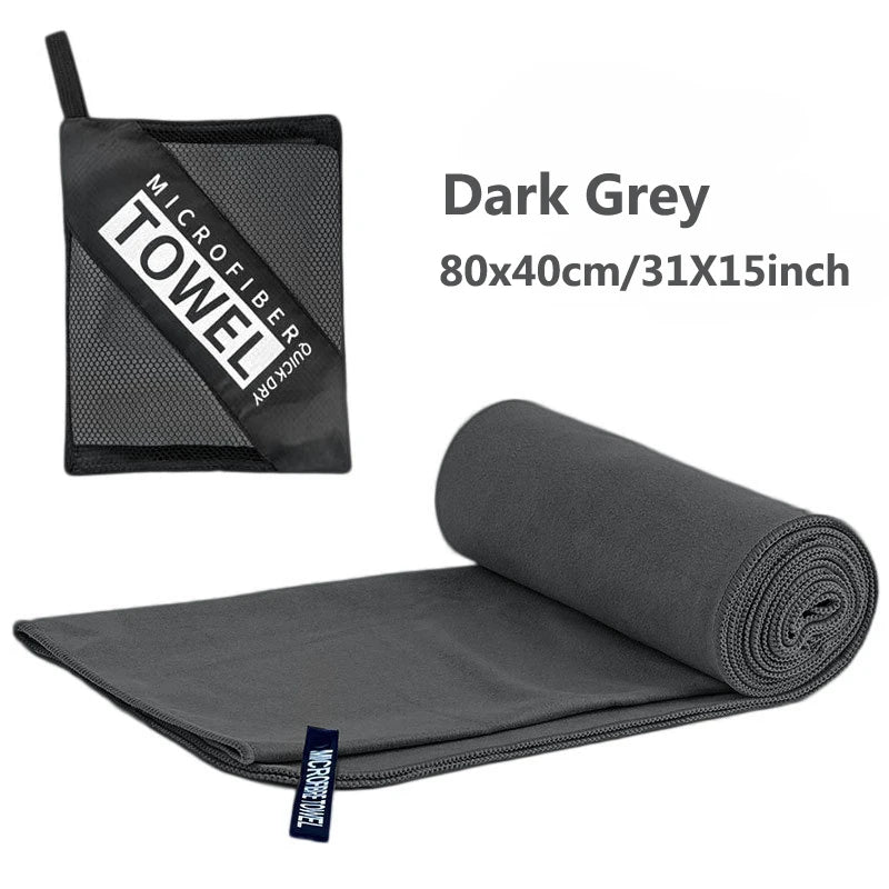 Quick-Dry Microfiber Towel – 40x80cm Lightweight Travel & Sports Towel