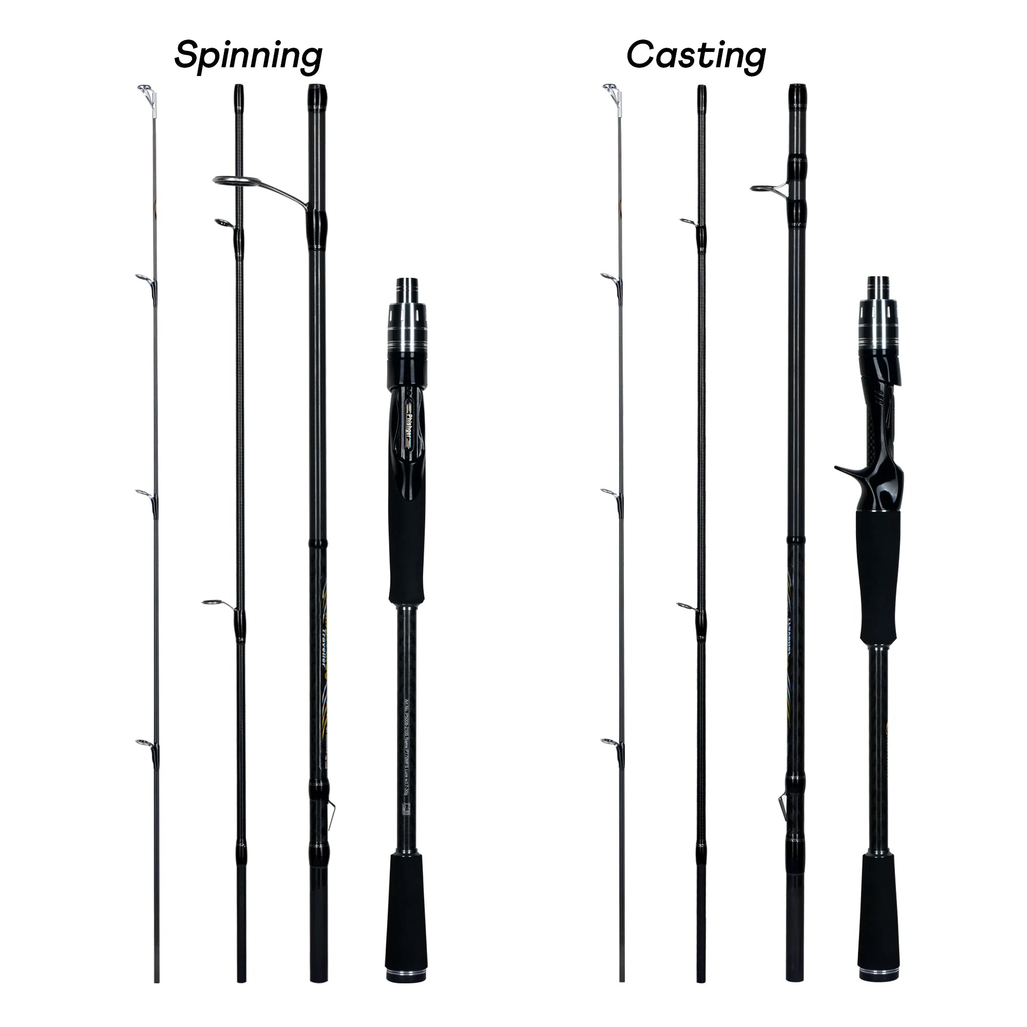 MAXIMUS Carbon Lure Fishing Rod – 1.8m–3.0m Travel Spinning/Casting