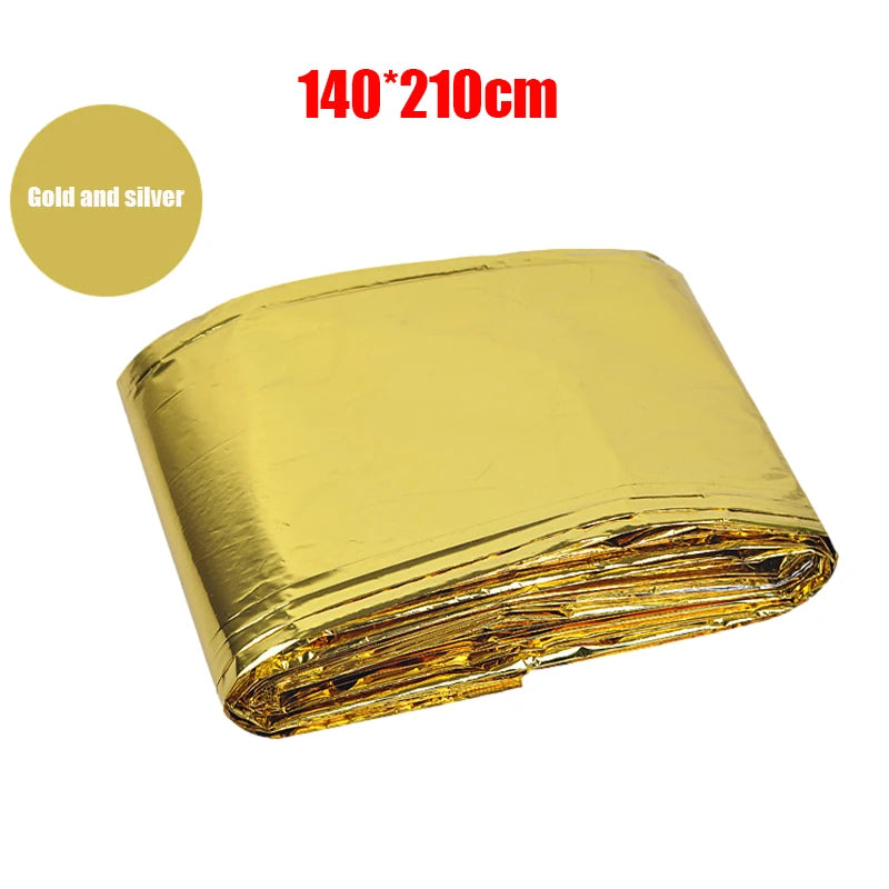 Emergency Thermal Survival Blanket – Waterproof & Windproof