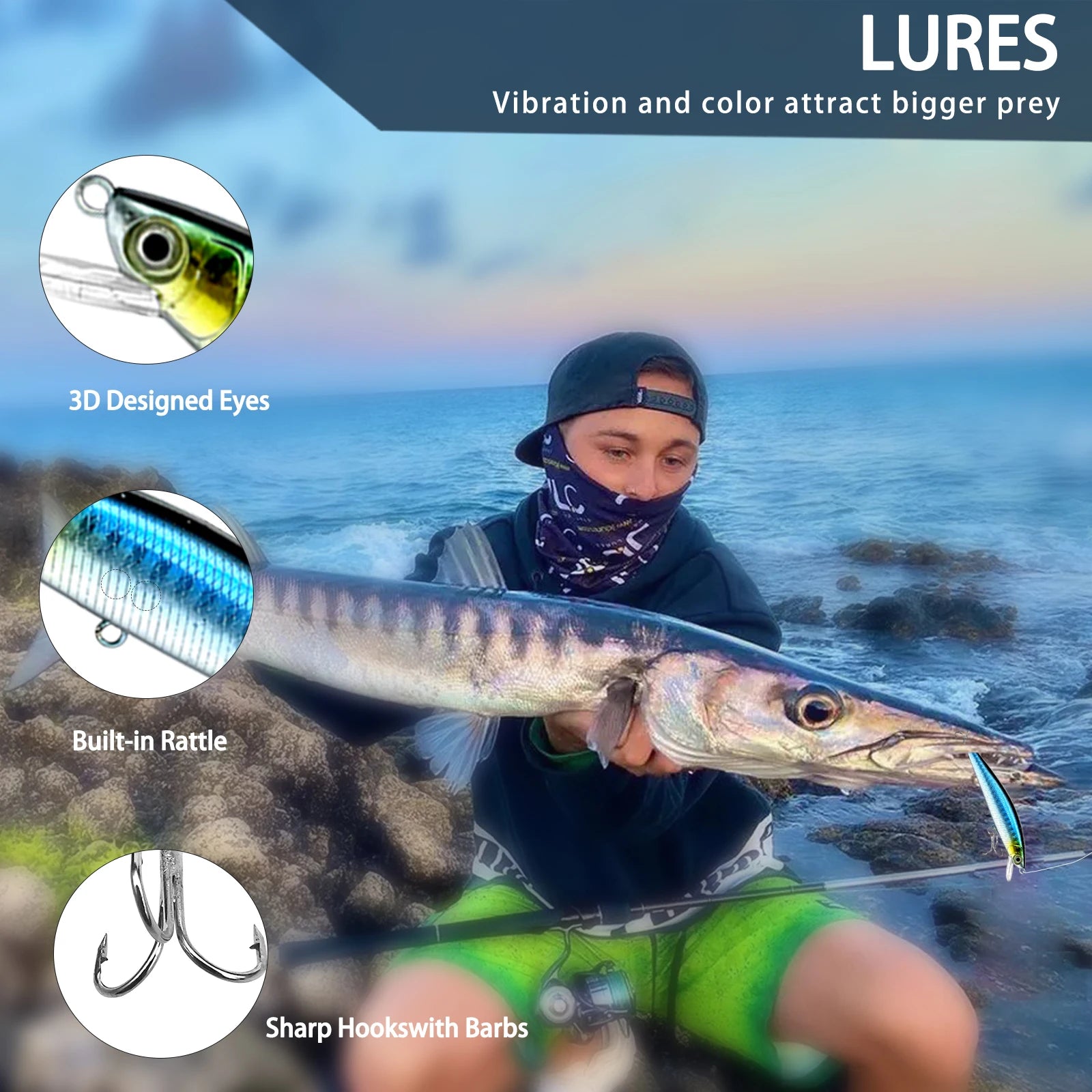 Fishing Lures Kit – 78/122/284PCS Tackle Set