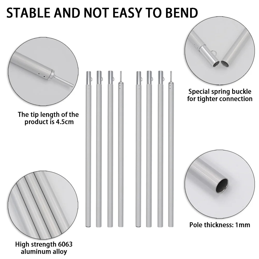 Waterproof Camping Tarp with 19 Hang Points