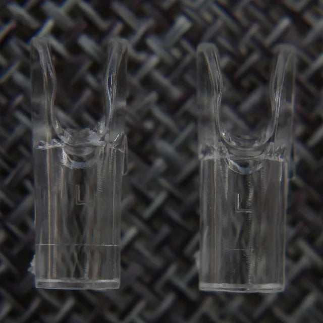 50pcs Arrow Pin Nocks – Size L & S for ID6.2mm/ID4.2mm Shafts