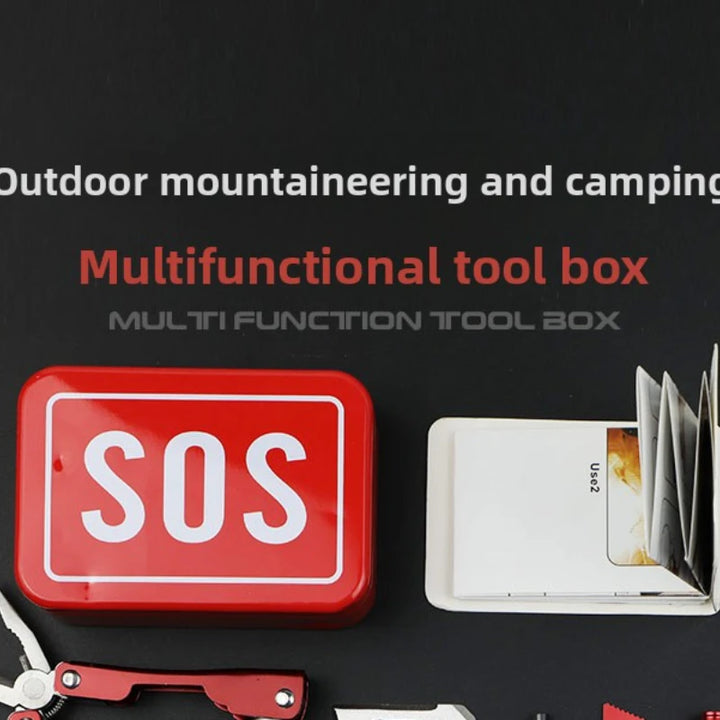 Outdoor Emergency Survival Gear Kit – Lightweight & Durable