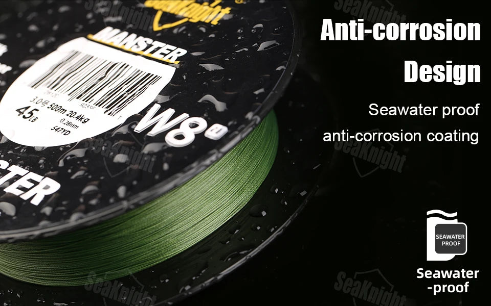 SeaKnight W8 II 300M PE Braided Fishing Line – 8-Weave Saltwater Grade