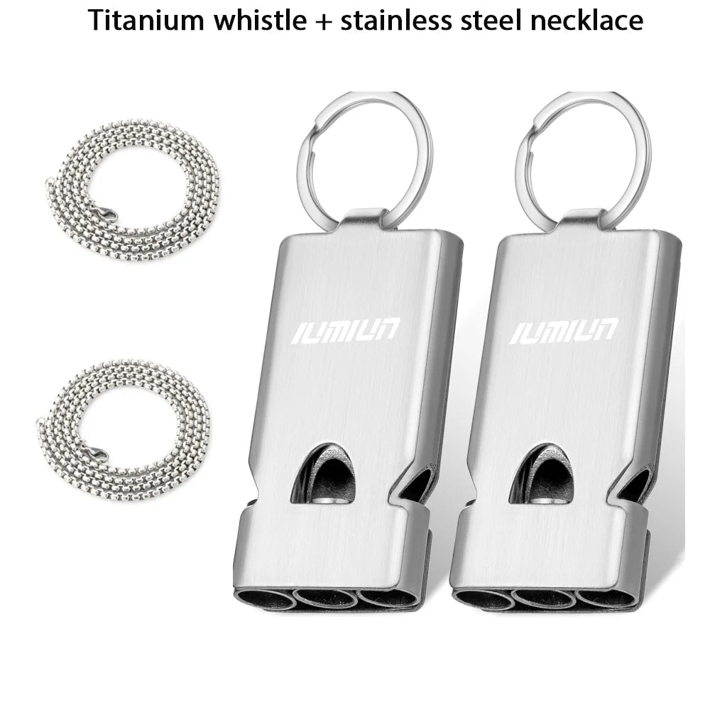 Titanium Emergency Survival Safety Whistle