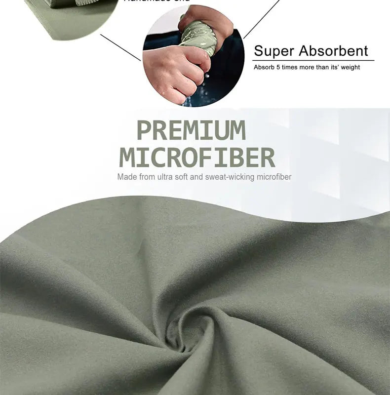 Quick-Dry Microfiber Towel – 40x80cm Lightweight Travel & Sports Towel