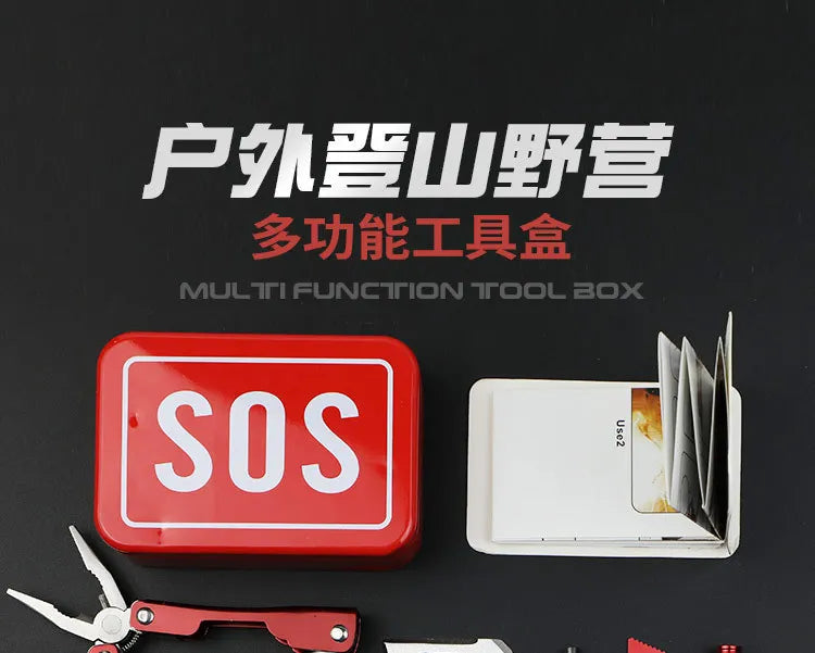 Outdoor Emergency Survival Gear Kit – Lightweight & Durable