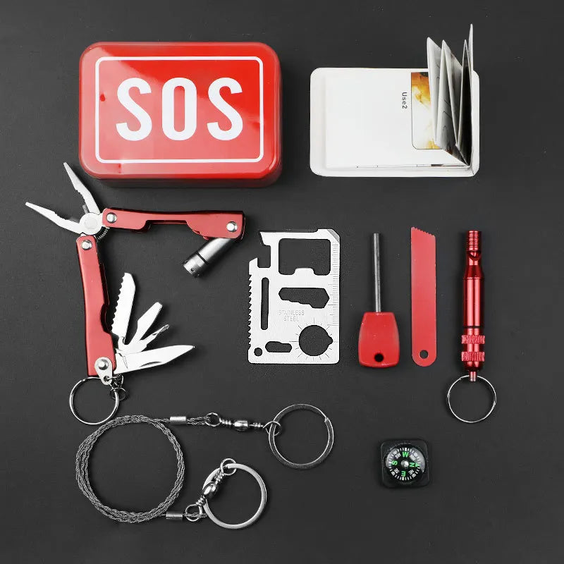 Outdoor Emergency Survival Gear Kit – Lightweight & Durable