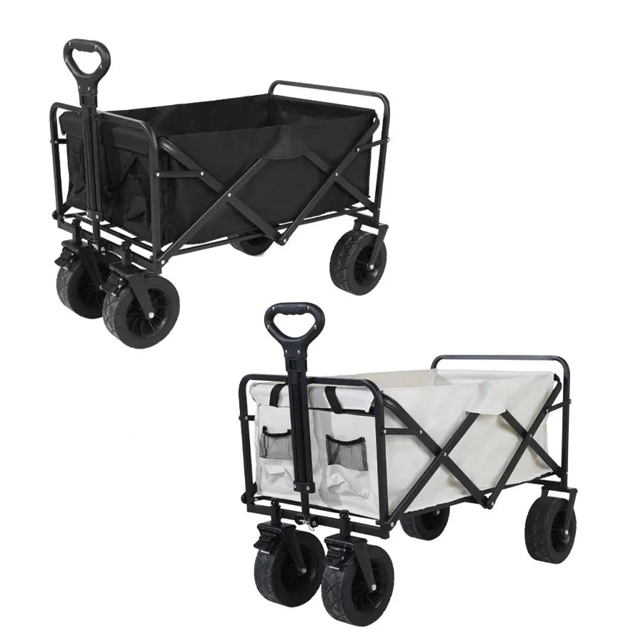 Collapsible Folding Utility Wagon – Heavy-Duty Outdoor Cart