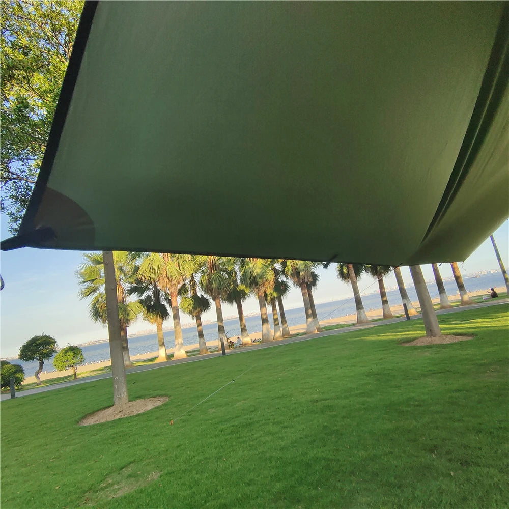 Waterproof Camping Tarp with 19 Hang Points
