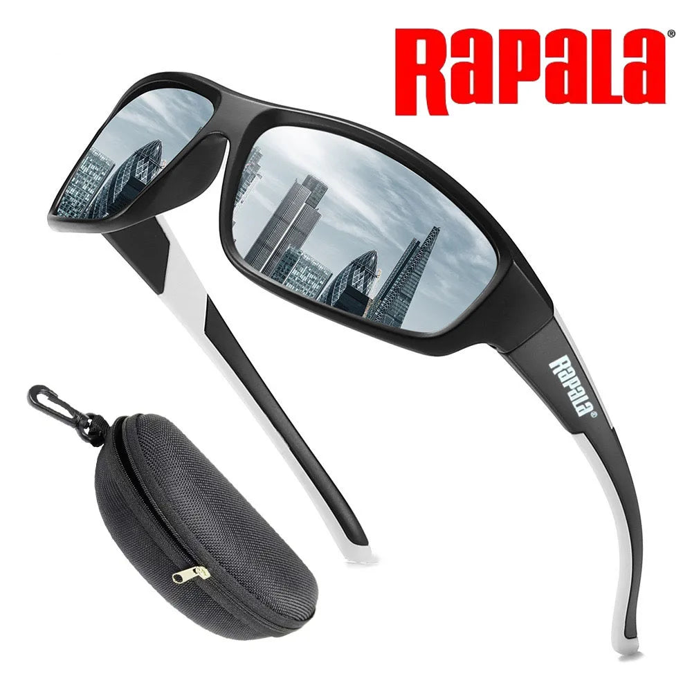 Rapala Polarized Fishing Sunglasses – UV Protection with Case