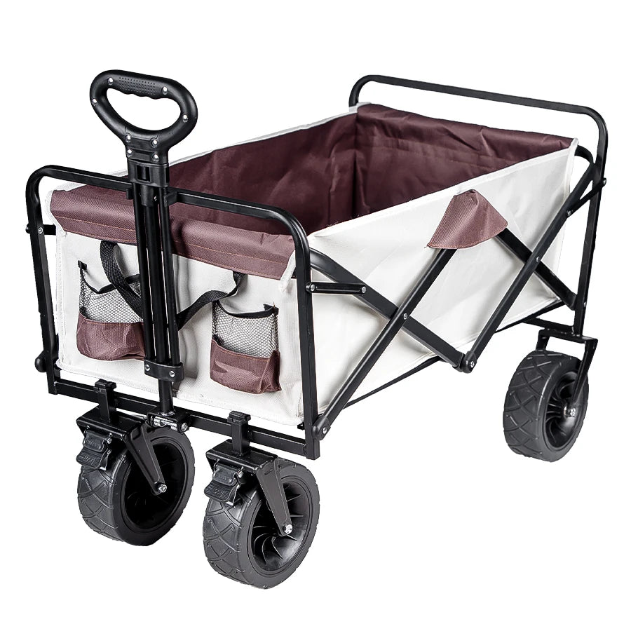 Collapsible Folding Utility Wagon – Heavy-Duty Outdoor Cart