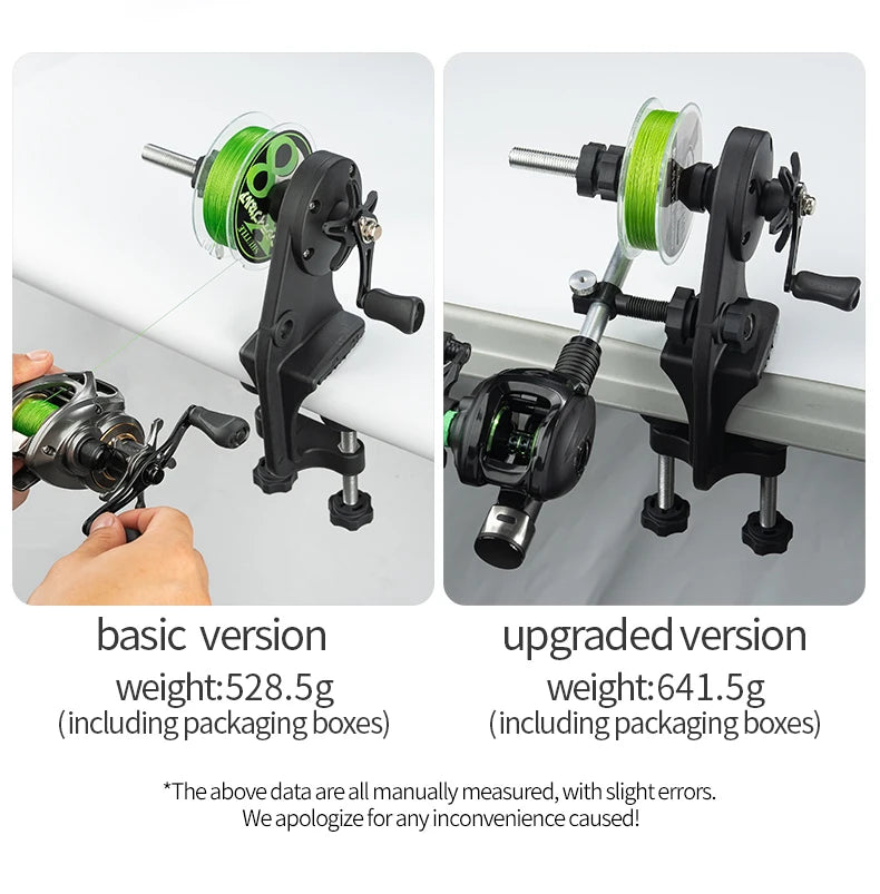 LINNHUE Fishing Line Winder – Lightweight Spooler for Spinning & Baitcasting Reels